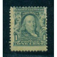 300 1c Benjamin Franklin Average MDG C1176