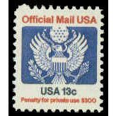 O129 13c Eagle Fine MNH G0567