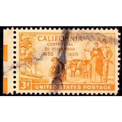 USA 1950 California 3c Used Stamp