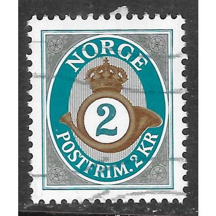 NORWAY 2000 ? POSTHORN DEFINITIVE METALLIC INK 2K USED