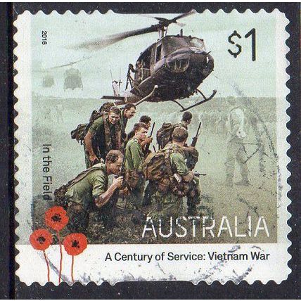 Australia 2016 A Century of Service - Vietnam War - In the Field $1 s/a Used
