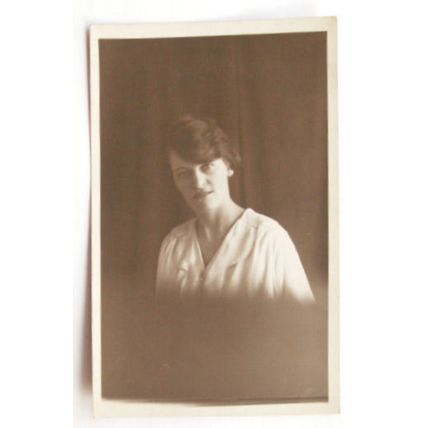 vintage postcard of Woman, Lancashire area