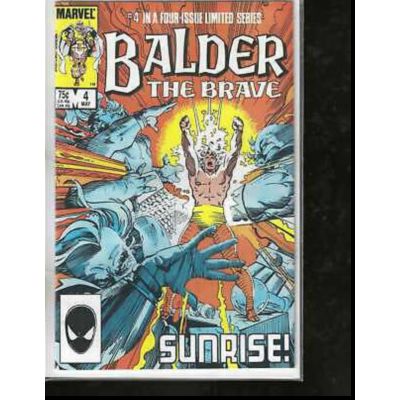 Balder The Brave, #4, 1986, Marvel Comic Book, Mid Grade