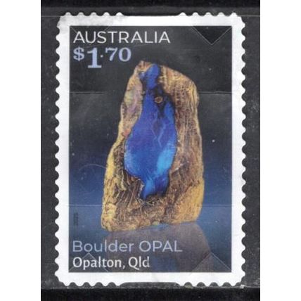 AUSTRALIA: 2025, $1.70 BOULDER OPAL DOMESTIC, USED SELF-ADHESVE STAMP. 458/9