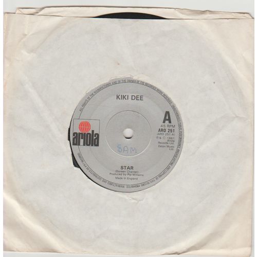 Star 1981 Kiki Dee on Ariola label