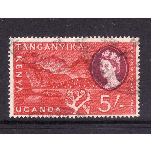 KENYA UGANDA AND TANGANYIKA 1960 5s ROSE RED AND PURPLE SG196 FINE USED