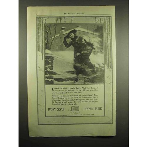 1917 Ivory Soap Ad - Enjoy The Winter