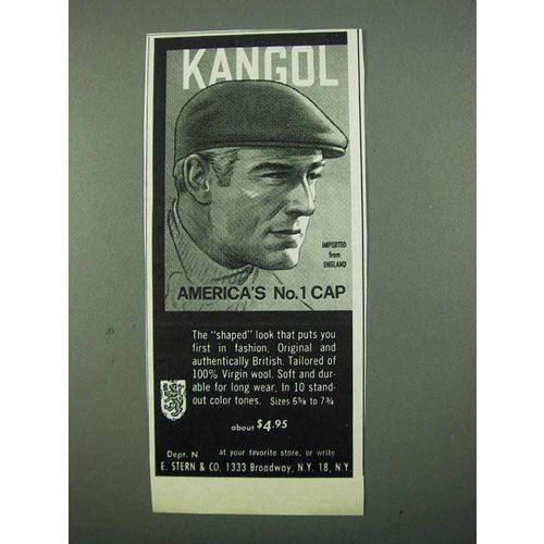 1969 Kangol Cap Ad - America's No.1 Cap