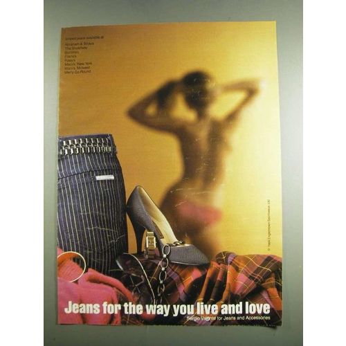 1984 Sergio Valente for Jeans and Accessories Ad