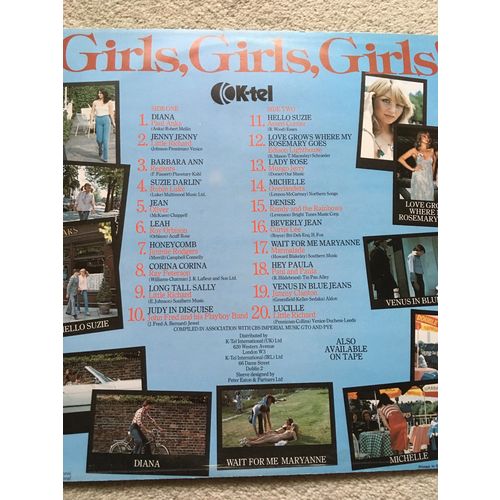 GIRLS, GIRLS, GIRLS! - VARIOUS ARTISTS (UK VINYL LP, 1977)