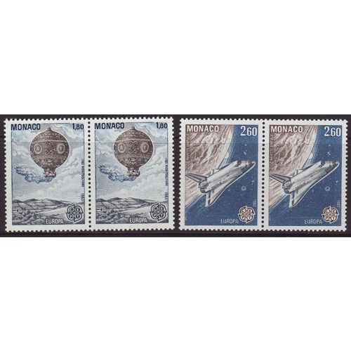 Monaco 1983 SG 1613-4 UMM Pairs - Europa/CEPT (G-016-02)