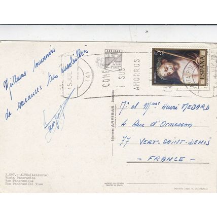 Altea Spain Postcard posted VGC