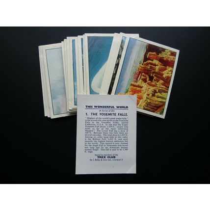 J. Bibby & Sons Cooking Fat 1955 This Wonderful World Card Variants (e31)