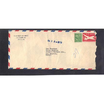 UC18 6c DC-4 Skymaster Type I 804 1c George Washington BPS CV03032