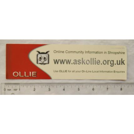 Bookmark - Ask Ollie, Online Community Information Shropshire