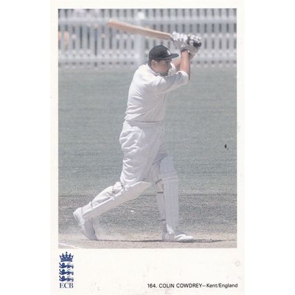 Colin Cowdrey Kent Cricket Team Classic Card Postcard