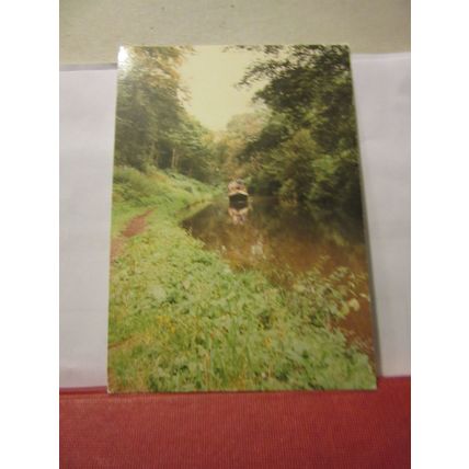 WOODSEAVES CUTTING, SHROPSHIRE UNION CANAL, used postcard /