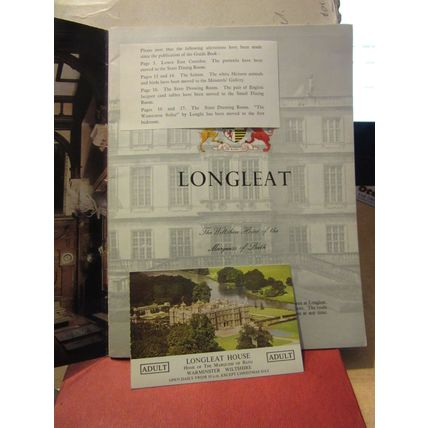 LONGLEAT, WILTSHIRE Guide book PRE LIONS 32 pages =