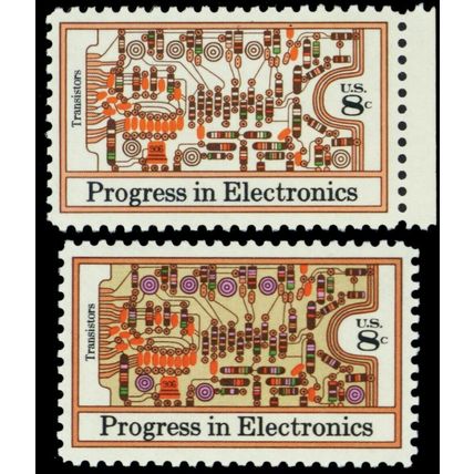 1501b, Mint VF NH Tan & Lilac Colors Omitted Error With Normal - Stuart Katz