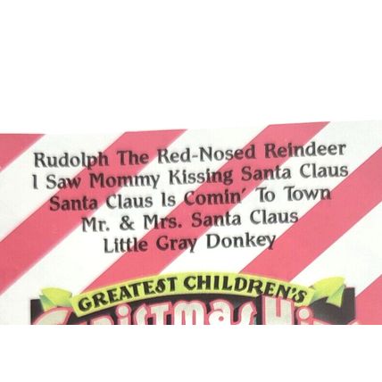 Greatest Children's Christmas Hits 1988 Cassette Tape (F13)