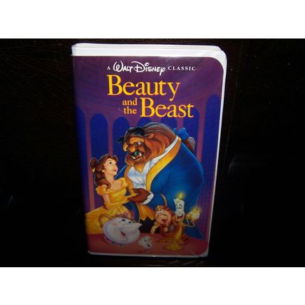DISNEY'S BEAUTY AND THE BEAST BLACK DIAMOND RARE LIMITED WHITE LABEL ISSUE