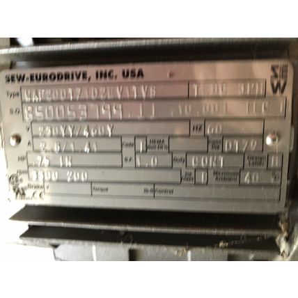 New WAF20DT71D2EV1TVS SEW EURODRIVE 3PH ,A2E170-AF25-12,0182-3582,TB