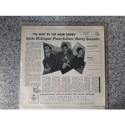 Sellers, Secombe, Milligan - The Best of the Goon Shows Volumes 1 and 2 (2xLP)