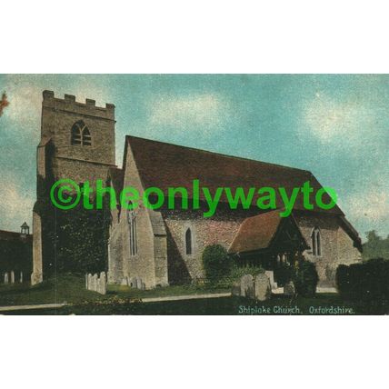 Shiplake Church, Oxon, Christian Novels Postcard 1900s