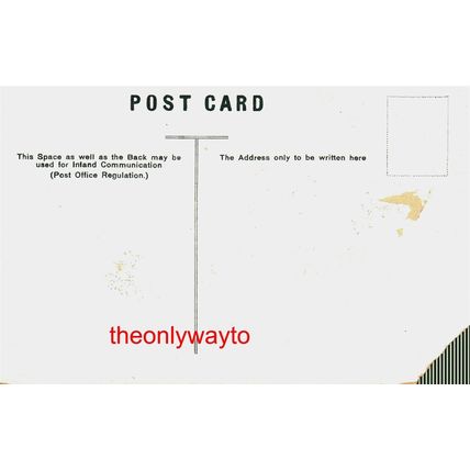 Beautiful Lady Reading Letter (From Lover?), Early Postcard