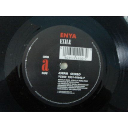 A5-ENYA-EXILE-UK 7" SINGLE-1991-NM-PROMO-'L.A. Story.' Enya