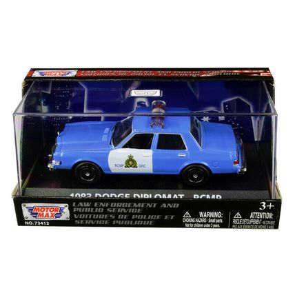 1983 Dodge Diplomat "Royal Canadian Mounted Police" (RCMP) Light Blue and Whi...