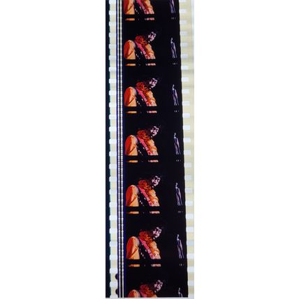 Jimi Hendrex. Pk MTP - A012l . 1 STRIP OF 5 - 35MM FILM CELLS. A very rare strip
