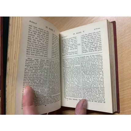 ANTIQUE ELLICOTT'S NEW TESTAMENT COMMENTARY VOL 2 ST MARK BOOK (P3)