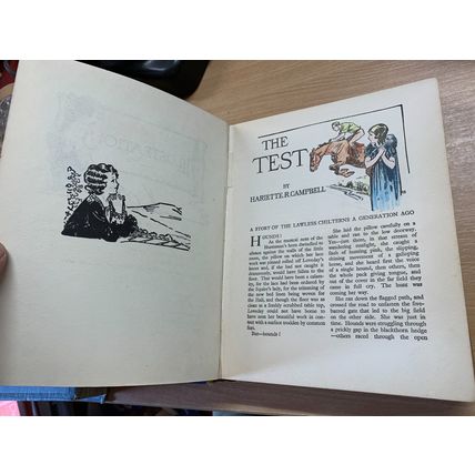 c1930 "COLLINS' SCHOOLGIRLS' ANNUAL" ILLUSTRATED LARGE HARDBACK BOOK (P5)