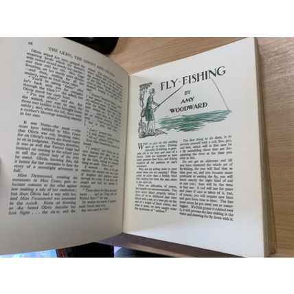 c1930 "COLLINS' SCHOOLGIRLS' ANNUAL" ILLUSTRATED LARGE HARDBACK BOOK (P5)
