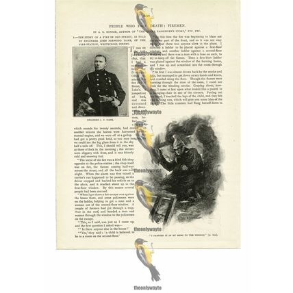 Victorian Firemen (1), Victorian Book Illustration (Print), 1894