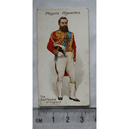 1911 Players Ceremonial & Court Dress No. 14 The Earl Marshall of England