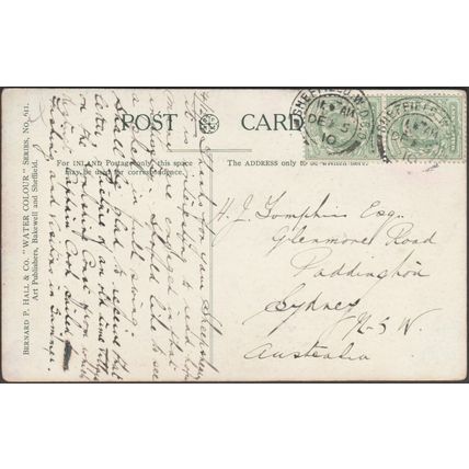Runswick Bay, Yorkshire, 1910 - Bernard P Hall Postcard
