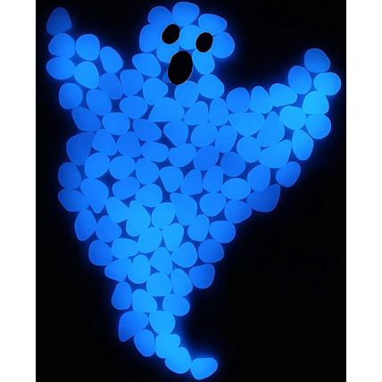 9.7Lbs 2000Pcs Glow in the Dark Stones Garden Pebbles Rocks Indoor Outdoor Decor