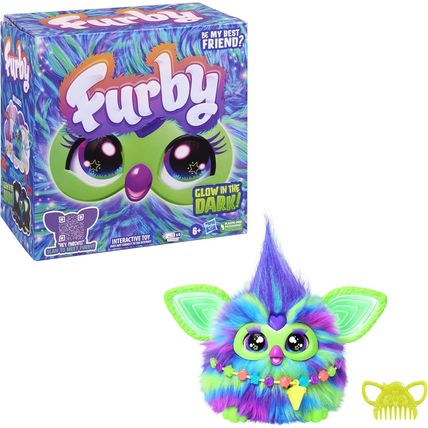 Furby Galaxy Edition, Glow in the Dark, 15 Fashion Accessories, Interactive Plus