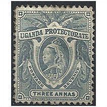Uganda Protectorate 1898 SG87 3a Pale Grey Mounted Mint . .