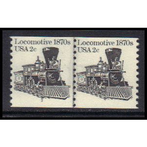 1897A 2c Locomotive Fine MNH Dry Gum CNP Left 3 KA9457