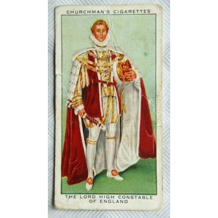 1937 Churchman King's Coronation 9 Lord High Constable