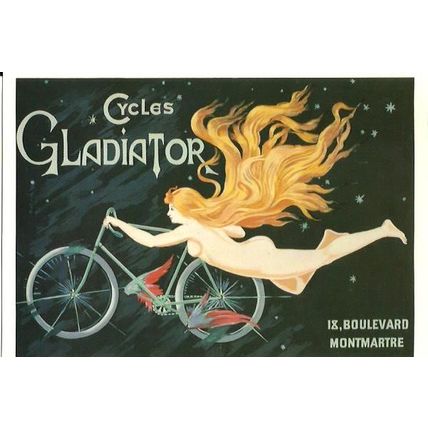 Advertising CYCLES GLADIATOR Postcard (Mayfair FC 307)