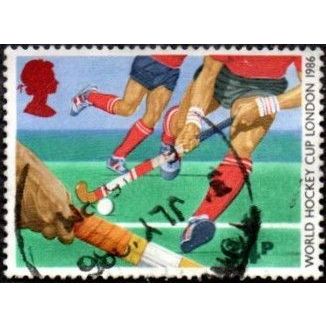 1986 World Mens Hockey Cup, London , 34p Value. Fine used