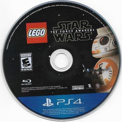Lego Star Wars The Force Awakens Game PS4 PlayStation 4 2101448 Blu-ray Disc