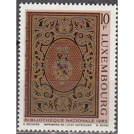 Luxembourg 1985 Michel 1137 Neuf ** Cote (2008) 0.70 € Bibliothèque Nationale