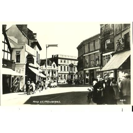 Wiltshire TROWBRIDGE Fore Street Postcard (Harvey Barton 44716)