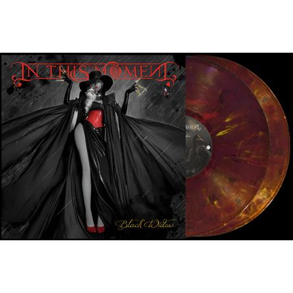 In This Moment Black Widow 10th Anniversary Black Red Cream Vinyl LTD
