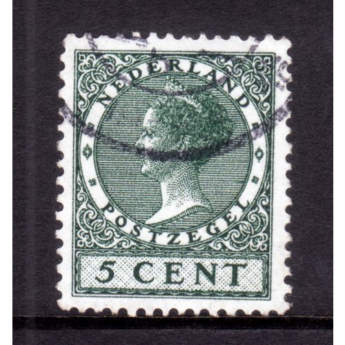 NETHERLANDS 1924 SG 428 5c GREEN FINE USED #7